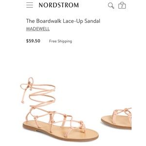 Madewell Boardwalk Lace-Up Sandal